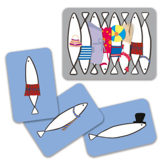 Sardines juego de cartas DJECO