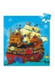 Puzzle silueta Barco pirata DJECO