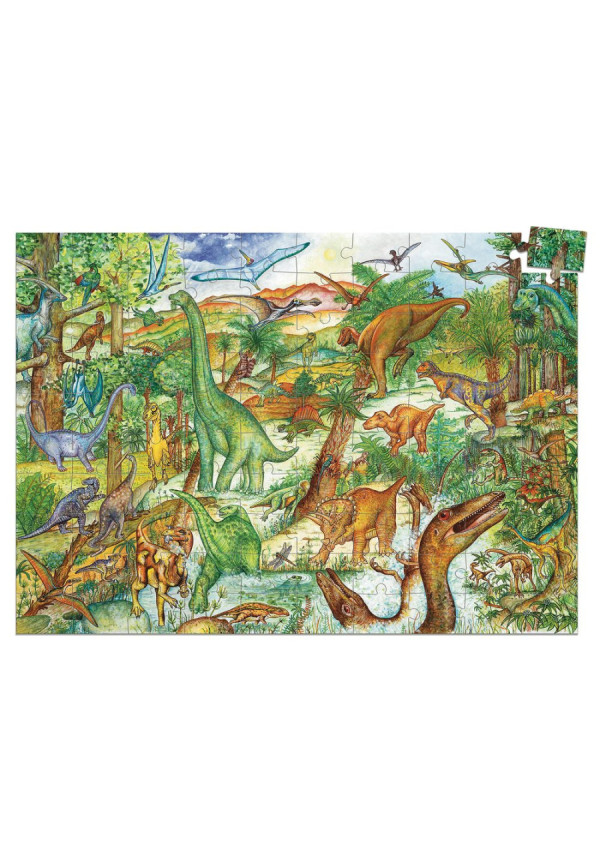 Puzzle observación dinosaurios DJECO