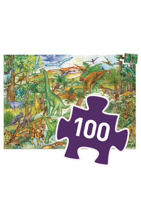 Puzzle observación dinosaurios DJECO