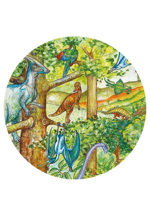 Puzzle observación dinosaurios DJECO