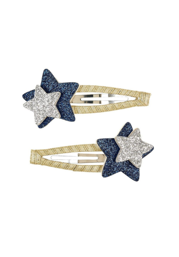 Clips cabello Maurine azul/rojo SOUZA