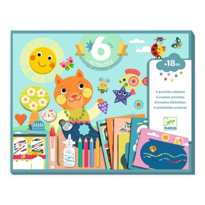 Cofre multiactividades el gato y sus amigos DJECO