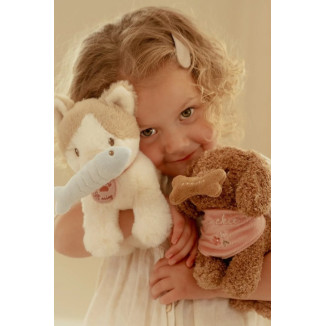 Gatito peluche con bolsa LITTLE DUTCH