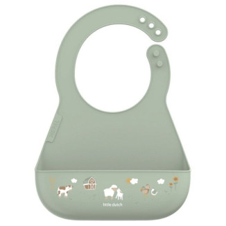 Babero silicona Little farm LITTLE DUTCH
