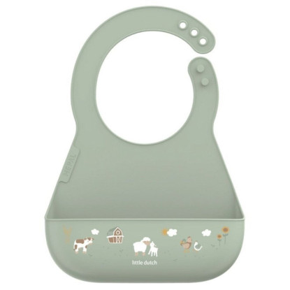 Babero silicona Little farm LITTLE DUTCH