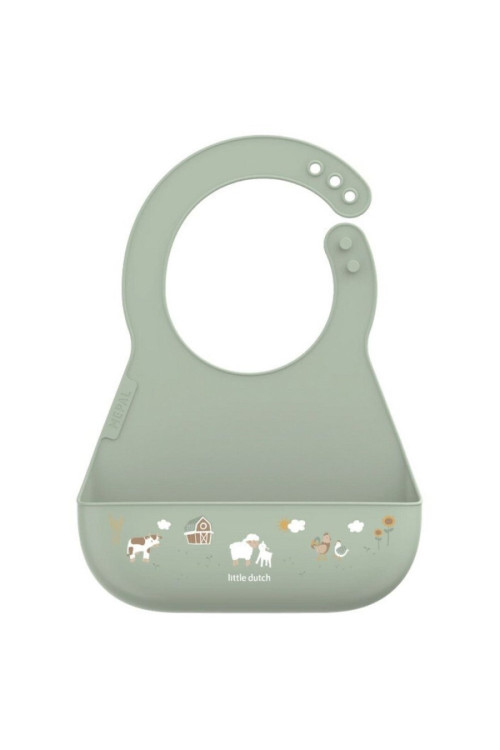Babero silicona Little farm LITTLE DUTCH
