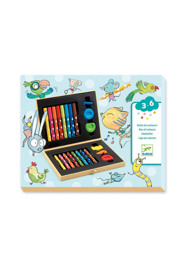 Caja de colores para peques DJECO