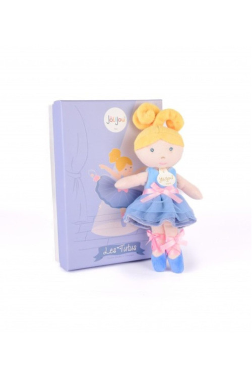 Mi muñeca bailarina - Azul - 25 cm DOUDOU ET COMPAGNIE