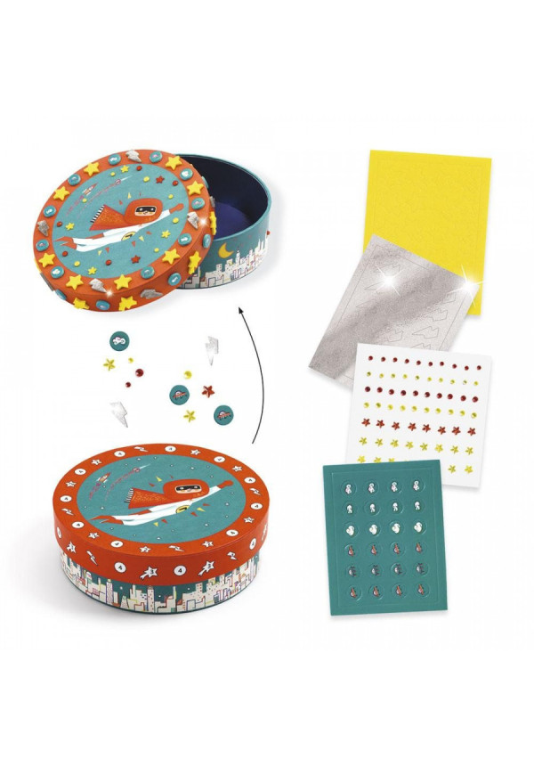 DIY Caja para decorar superheroe DJECO