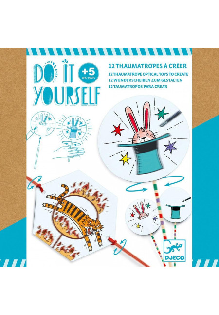 DIY Taumatropos para decorar DJECO