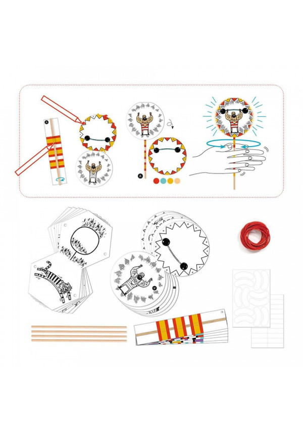 DIY Taumatropos para decorar DJECO