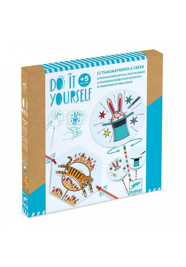 DIY Taumatropos para decorar DJECO