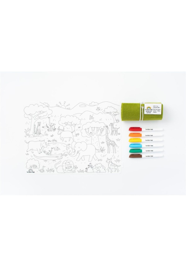 Scribble Mat De Safari 6 rotul.