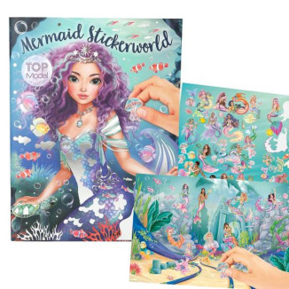 Stickerworld pegatinas metálicas MERMAID Top model BY DEPESCHE