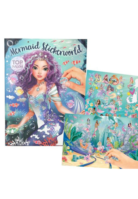 Pegatinas metálicas MERMAID stickerworld Top model BY DEPESCHE