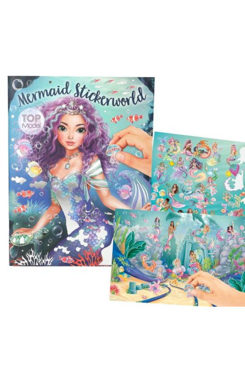 Stickerworld pegatinas metálicas MERMAID Top model BY DEPESCHE