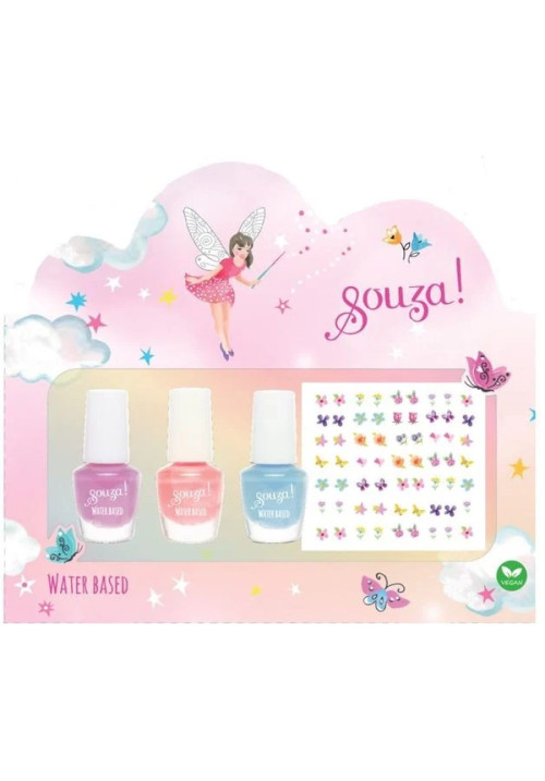 Esmalte uñas + stickers SOUZA
