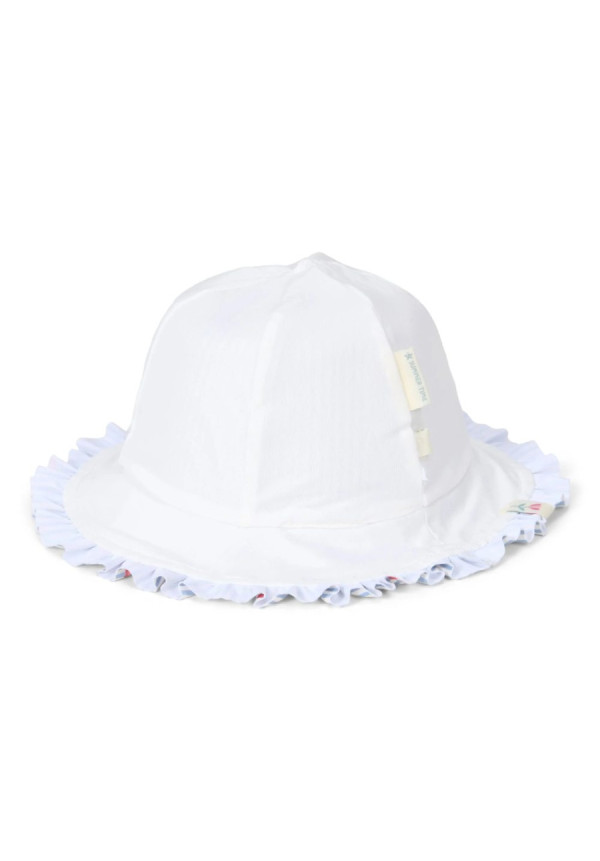 Gorro reversible Sunny Flowers azul LITTLE DUTCH
