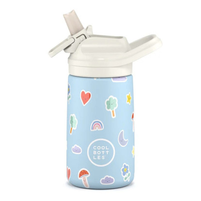 The Kiddie Bottle - Rainbow Clouds 350ml COOL BOTTLES