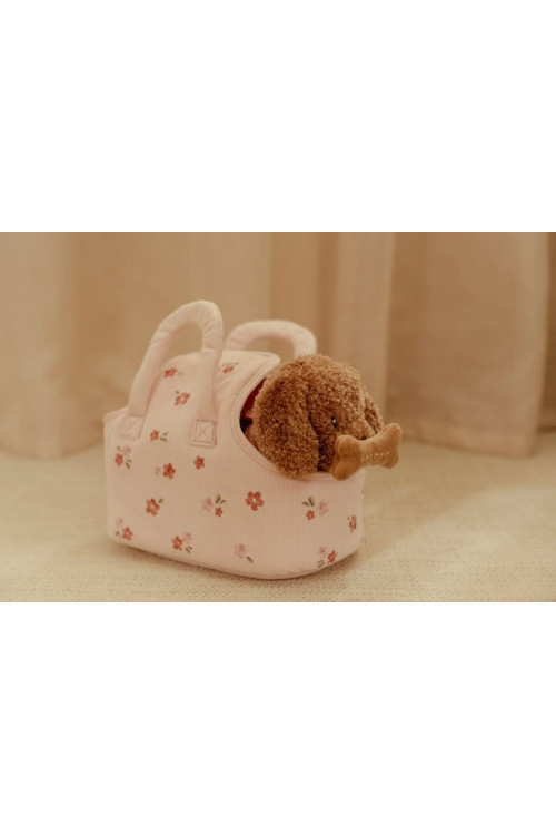 Perrito peluche con bolsa LITTLE DUTCH