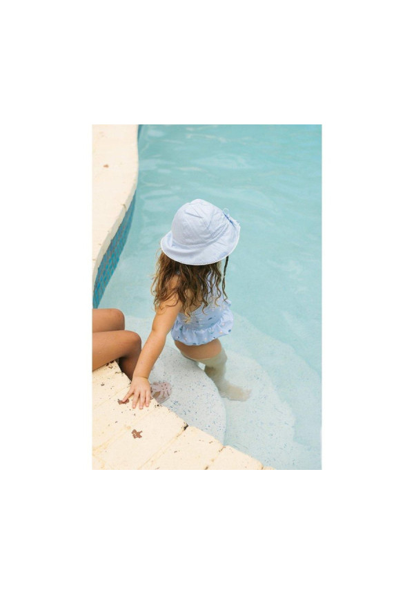 Gorrito algodón ajustable serenity blue MONNEKA