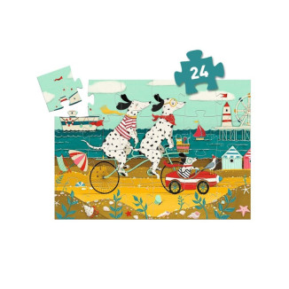 Puzzle Silueta Ollie, El Dálmata DJECO