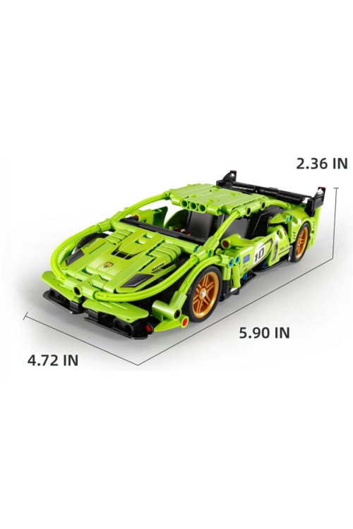  Coche de carreras verde - 457pzas. IMMASTER