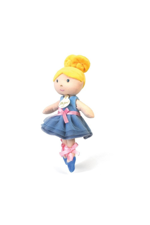 Mi muñeca bailarina - Azul - 25 cm DOUDOU ET COMPAGNIE