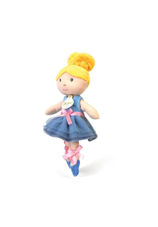 Mi muñeca bailarina - Azul - 25 cm DOUDOU ET COMPAGNIE