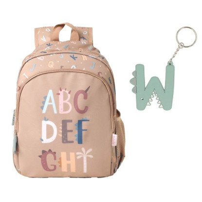 Mochila Mediana Funny Letters + Llavero TUTETE