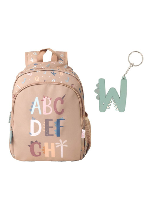 Mochila Mediana Funny Letters + Llavero TUTETE