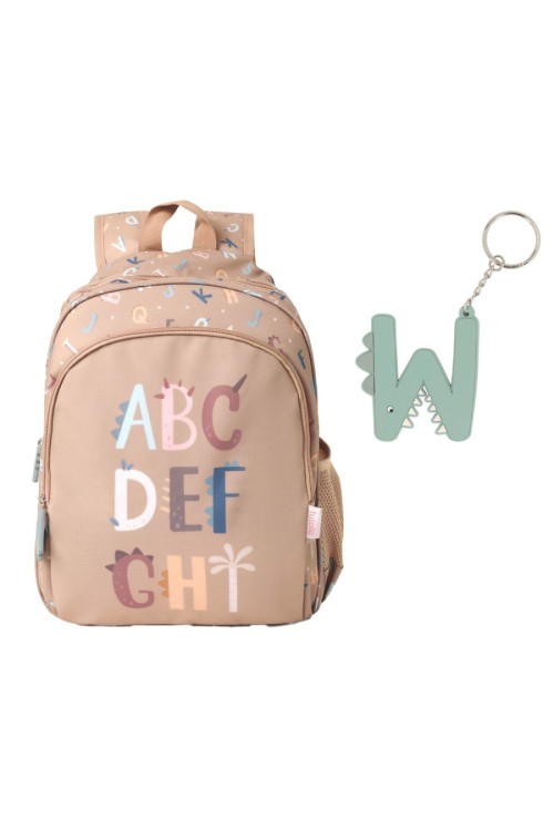 Mochila Mediana Funny Letters + Llavero TUTETE