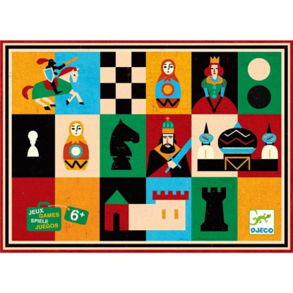 Juego Ajedrez y Damas DJECO