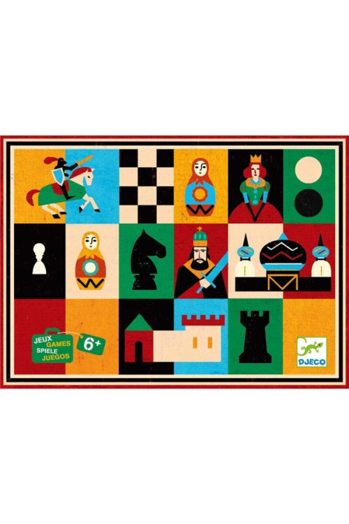 Juego Ajedrez y Damas DJECO