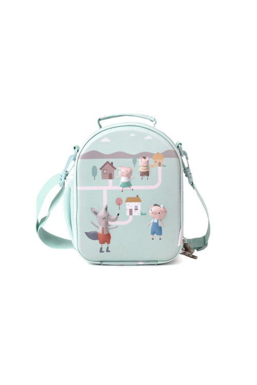 Bolsa merienda térmica 3d The Three Little Pigs TUTETE