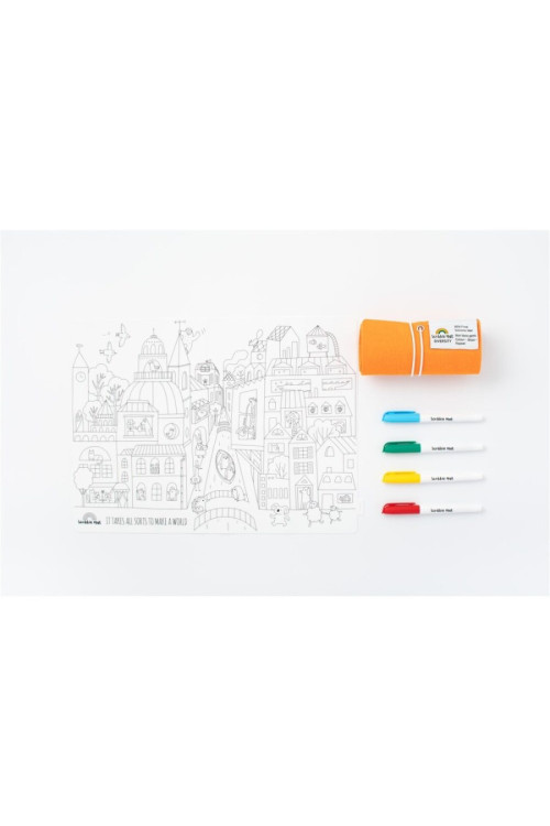 Scribble Mat  Diversity 4 rotul.