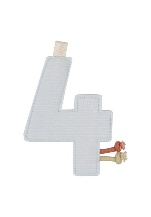 Numero 4 deco LITTLE DUTCH