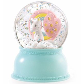 Lampara bola de nieve Unicornio  DJECO