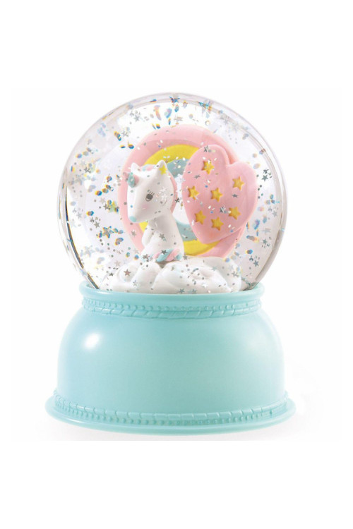 Lampara bola de nieve Unicornio  DJECO