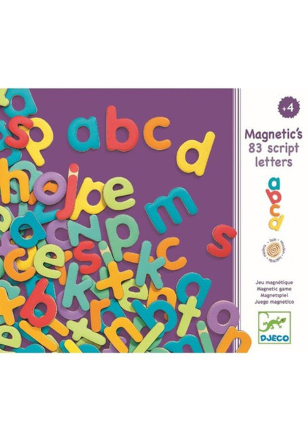 Magnéticos 83 letras minúsculas DJECO Magnéticos 83 letras minúsculas DJECO