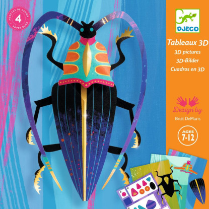 Papel creativo insectos DJECO