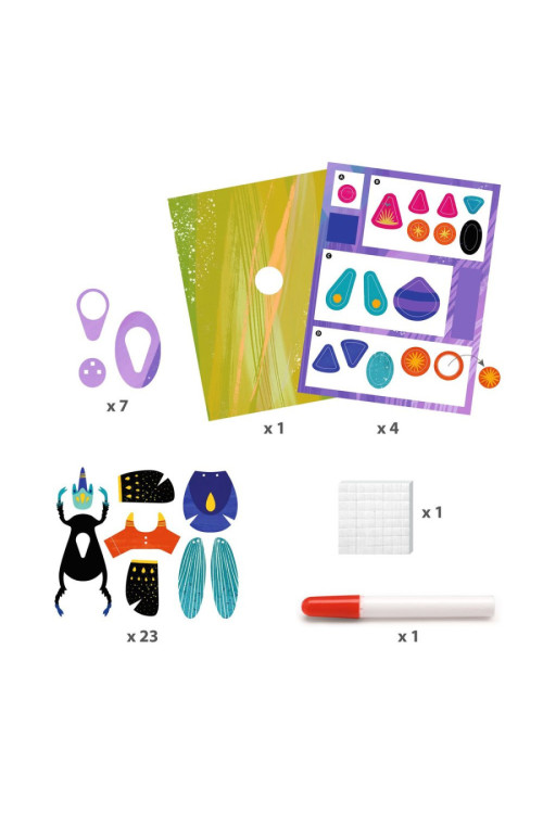 Papel creativo insectos DJECO