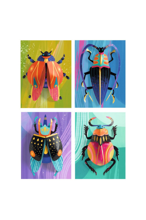 Papel creativo insectos DJECO