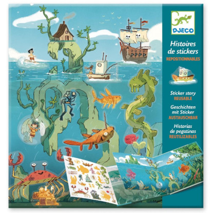 Pegatinas Aventuras del mar DJECO