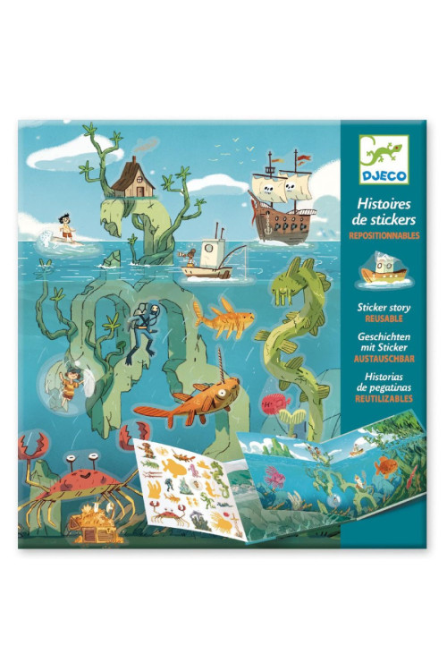 Pegatinas Aventuras del mar DJECO