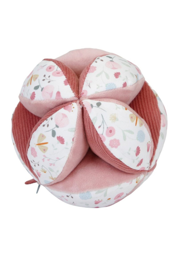 Pelota montessori flores y mariposas  LITTLE DUTCH