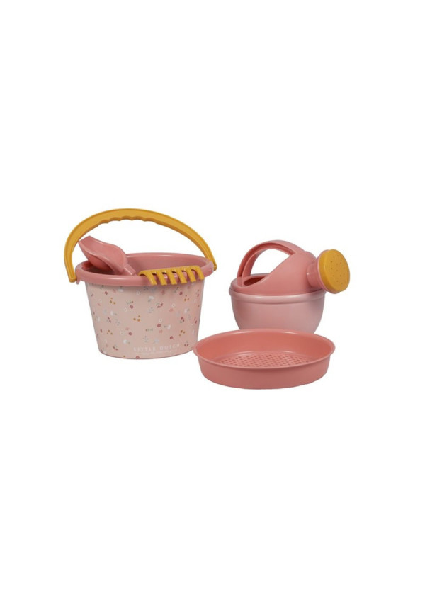 Set playa 5 piezas flores y mariposas LITTLE DUTCH