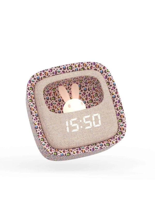 Despertador y Luz Nocturna BILLY CLOCK - Leopardo MOB 