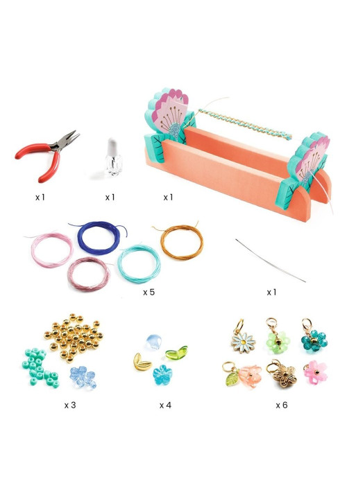 Pulseras de macramé azules DJECO